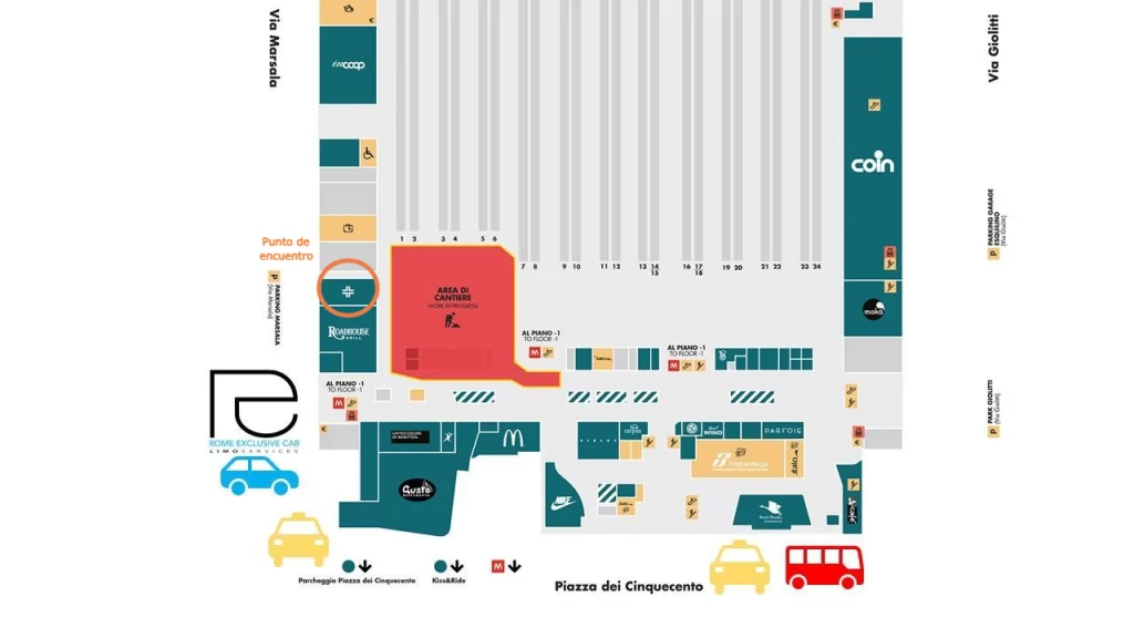 Punto de encuentro Roma Termini